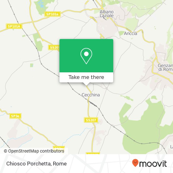 Chiosco Porchetta map