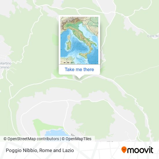 Poggio Nibbio map