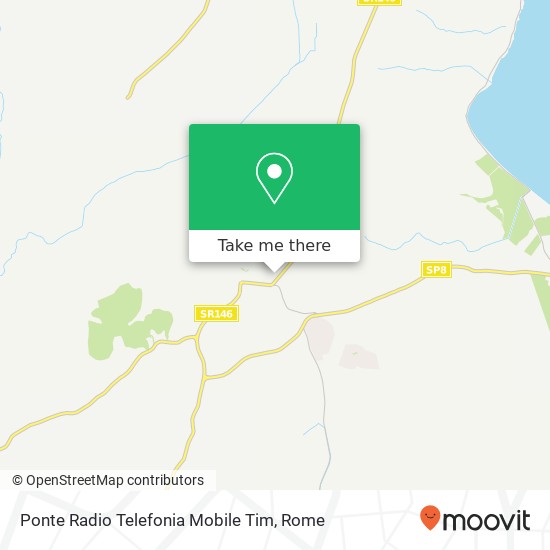 Ponte Radio Telefonia Mobile Tim map