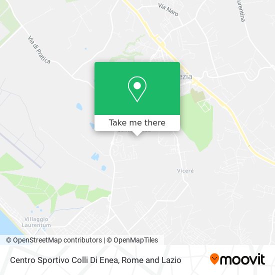 Centro Sportivo Colli Di Enea map