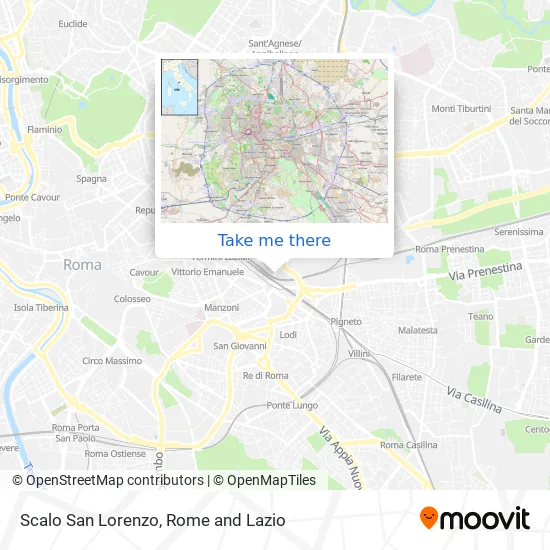 San Lorenzo Station map