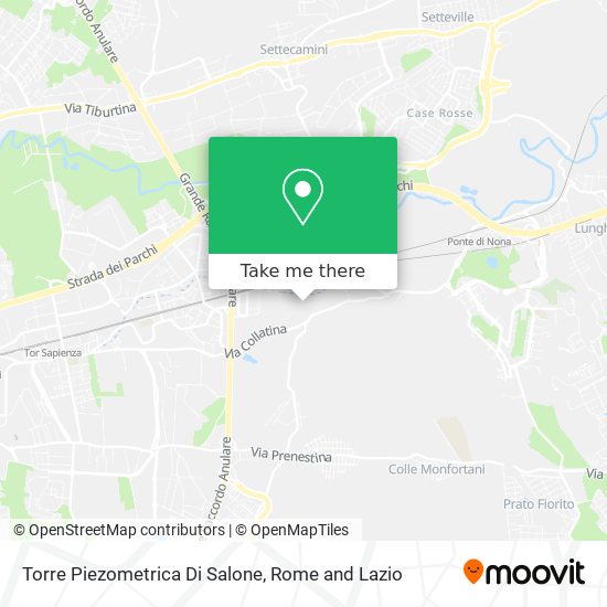Torre Piezometrica Di Salone map