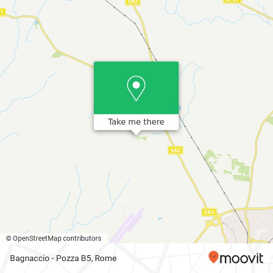 Bagnaccio - Pozza B5 map