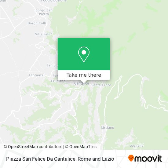 Piazza San Felice Da Cantalice map