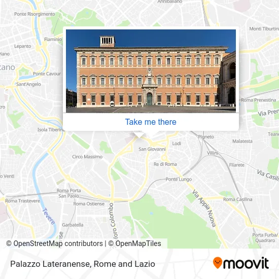 Lateran Palace map