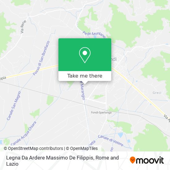 Legna Da Ardere Massimo De Filippis map