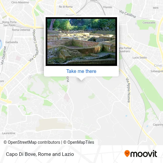 Capo di Bove map