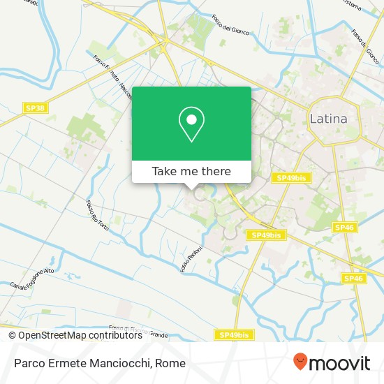 Parco Ermete Manciocchi map