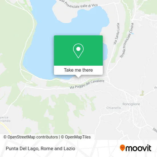 Punta Del Lago map