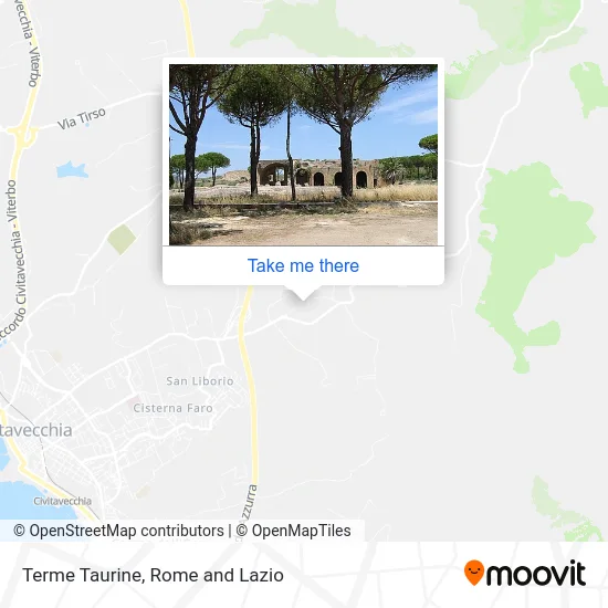 Taurine Thermal Baths map