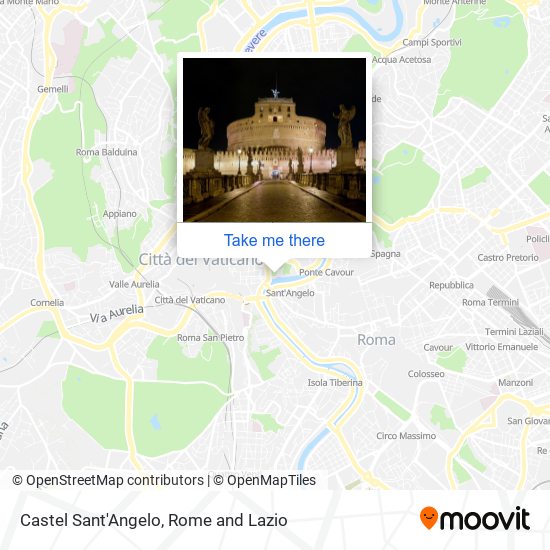 Castel Sant'Angelo map