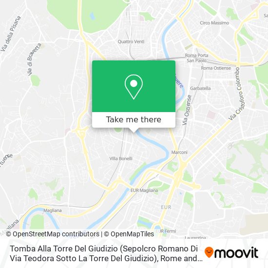 Tomba Alla Torre Del Giudizio (Sepolcro Romano Di Via Teodora Sotto La Torre Del Giudizio) map