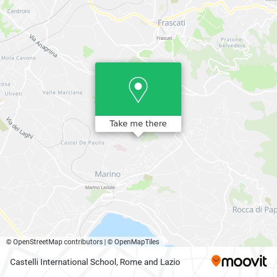 Castelli International School map