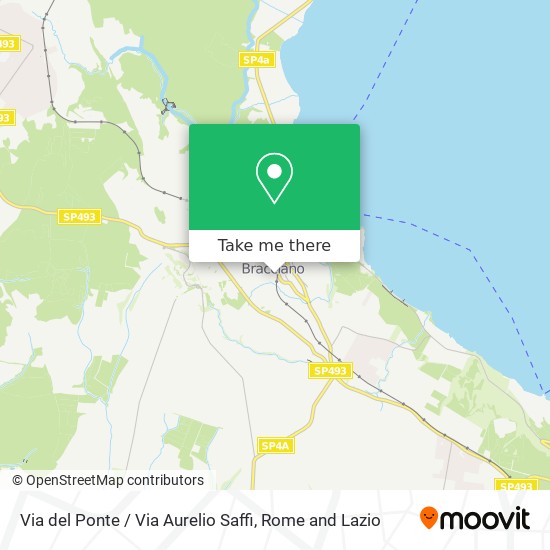 Via del Ponte / Via Aurelio Saffi map
