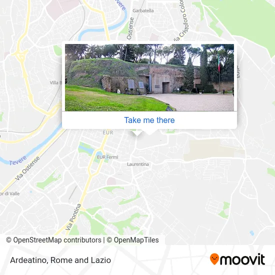 Ardeatino map