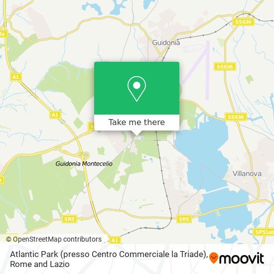 Atlantic Park (presso Centro Commerciale la Triade) map