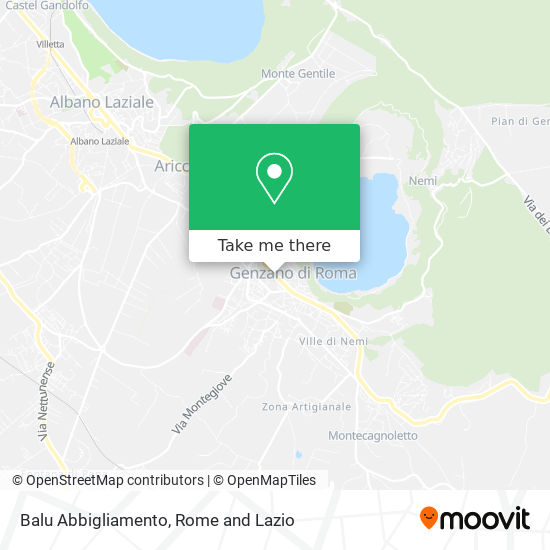 Balu Abbigliamento map