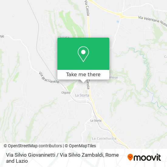 Via Silvio Giovaninetti / Via Silvio Zambaldi map