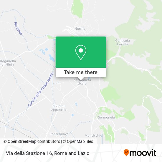 Via della Stazione  16 map