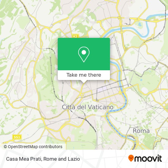 Casa Mea Prati map