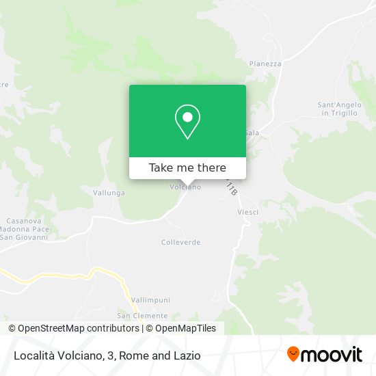 Località Volciano, 3 map