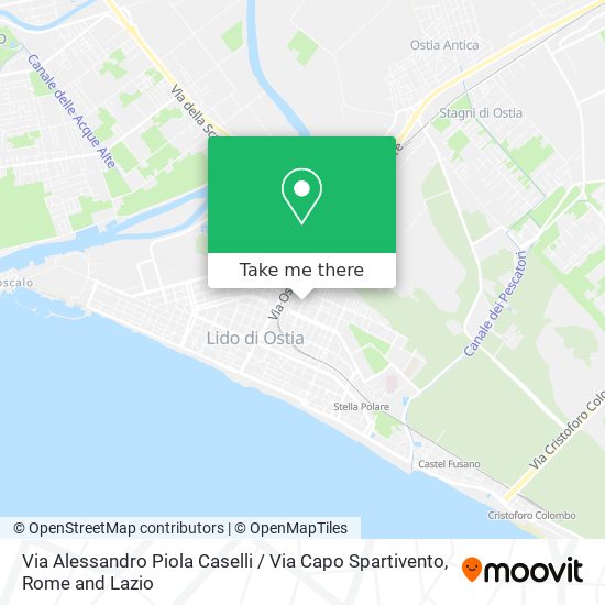 Via Alessandro Piola Caselli / Via Capo Spartivento map