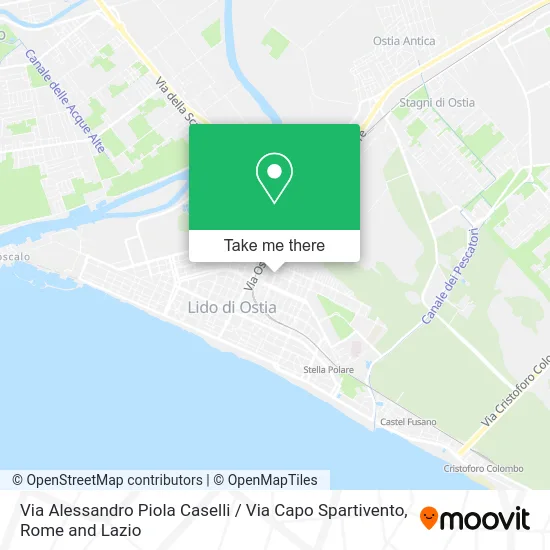 Alessandro Piola Caselli Street / Capo Spartivento Street map