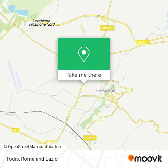 Todis map