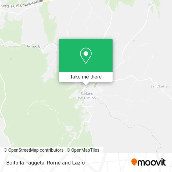 Baita-la Faggeta map
