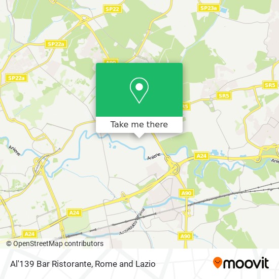 Al'139 Bar Ristorante map
