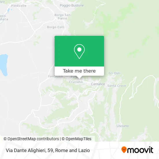 Via Dante Alighieri, 59 map