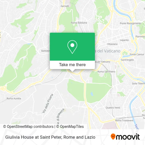Giulivia House at Saint Peter map