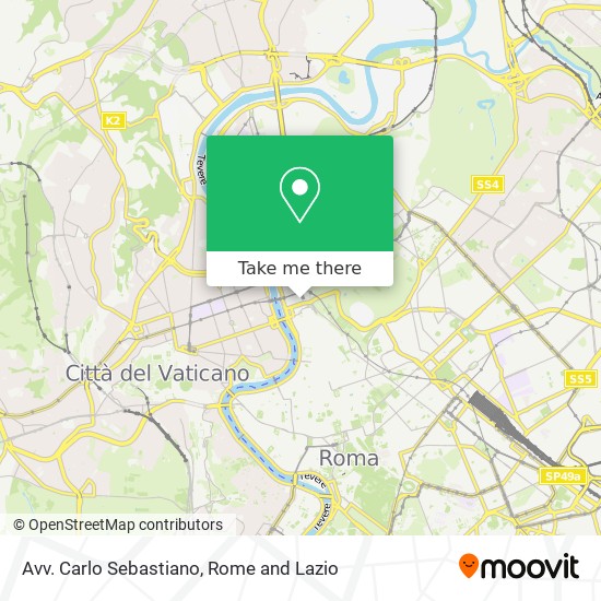 Avv. Carlo Sebastiano map