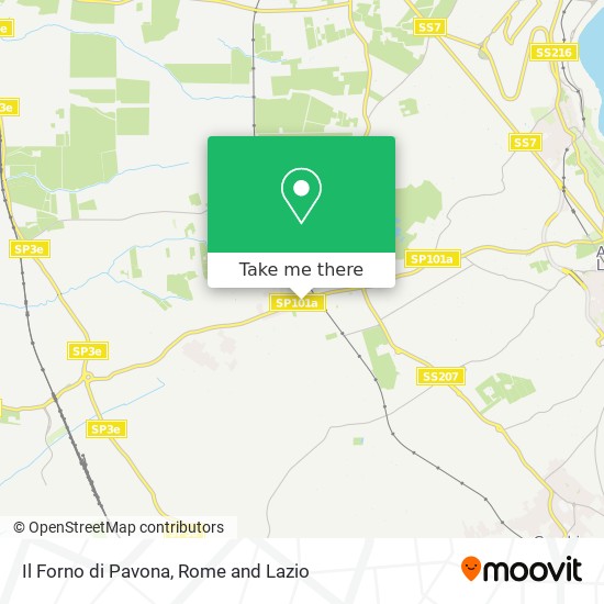 Il Forno di Pavona map