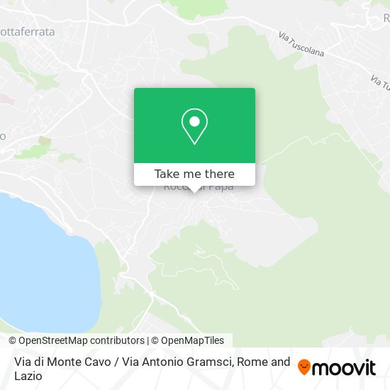 Via di Monte Cavo / Via Antonio Gramsci map