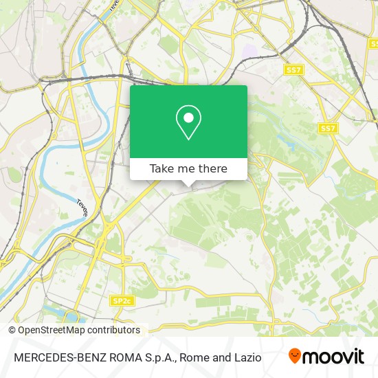 MERCEDES-BENZ ROMA S.p.A. map