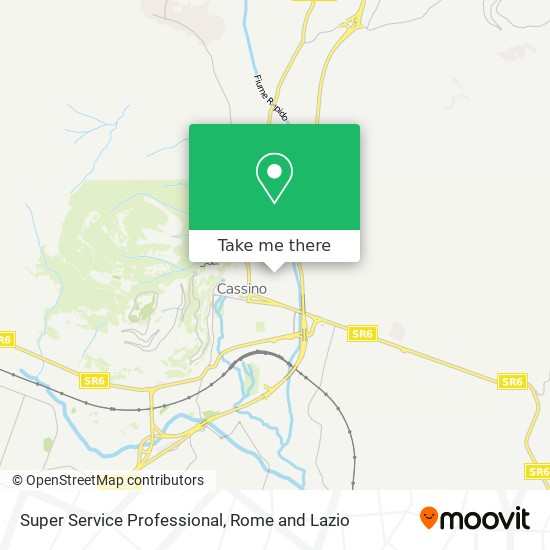 Super Service Professional map