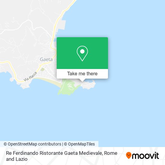 Re Ferdinando Ristorante Gaeta Medievale map