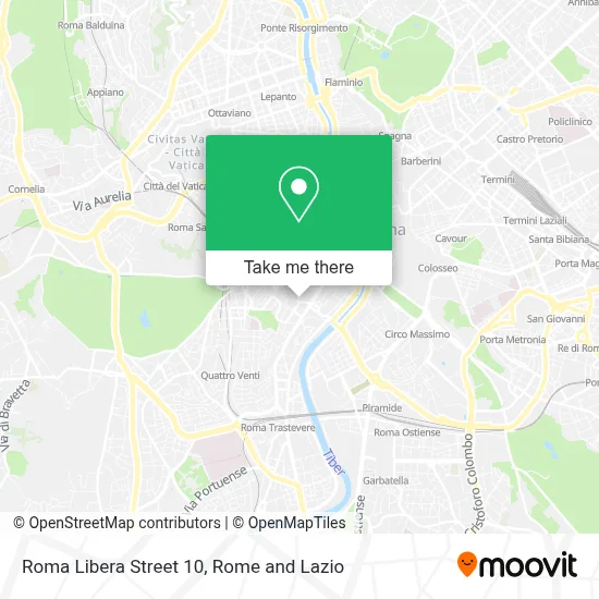 Roma Libera Street 10 map