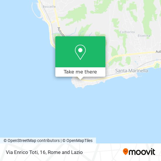 Via Enrico Toti, 16 map