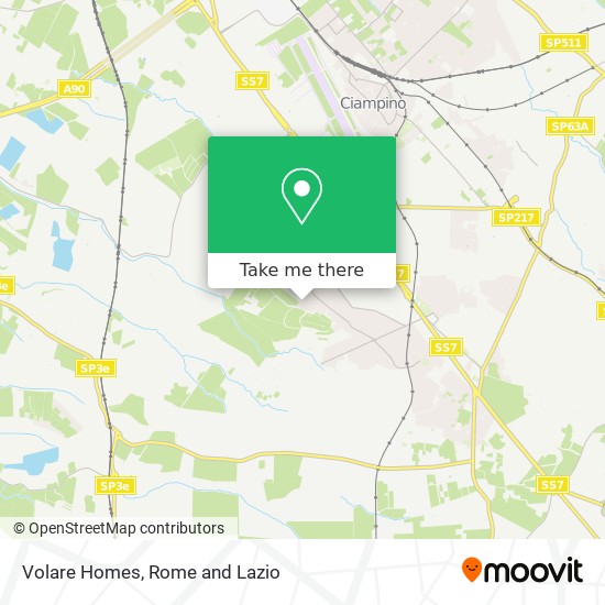 Volare Homes map