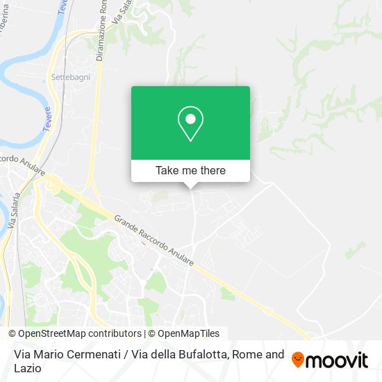 Via Mario Cermenati / Via della Bufalotta map