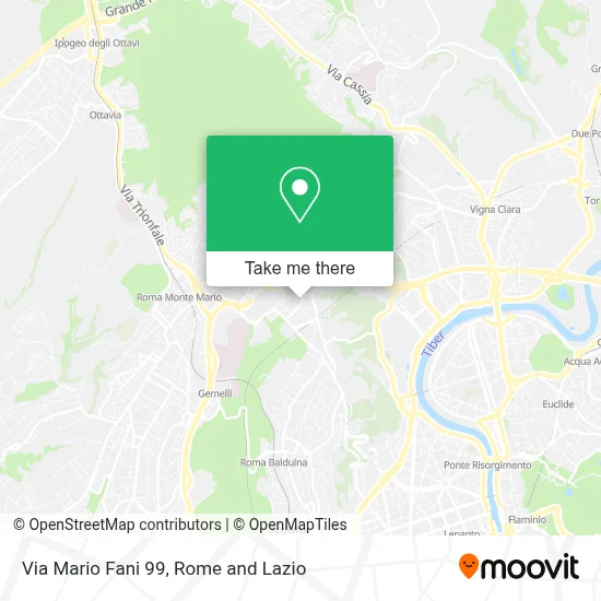 Via Mario Fani 99 map