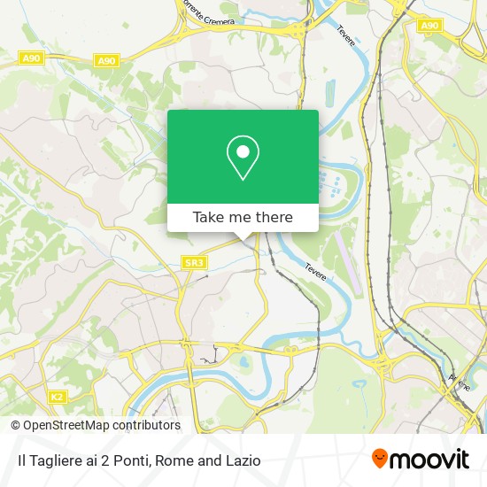 Il Tagliere ai 2 Ponti map