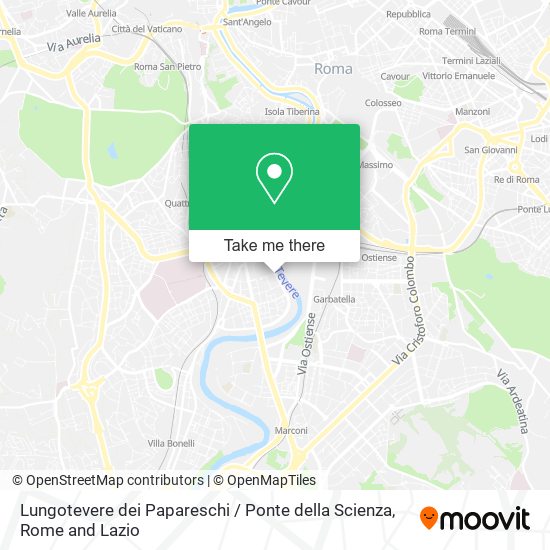 Lungotevere dei Papareschi / Ponte della Scienza map