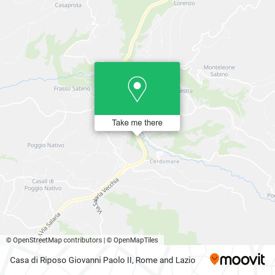 Casa di Riposo Giovanni Paolo II map