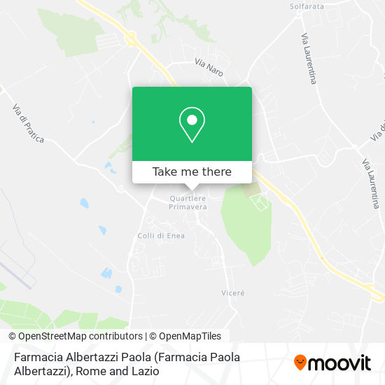 Farmacia Albertazzi Paola map