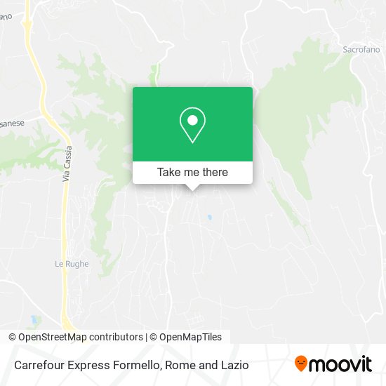 Carrefour Express Formello map