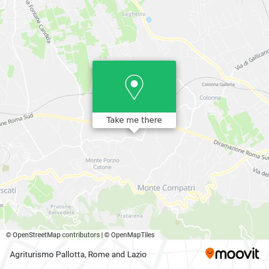 Agriturismo Pallotta map