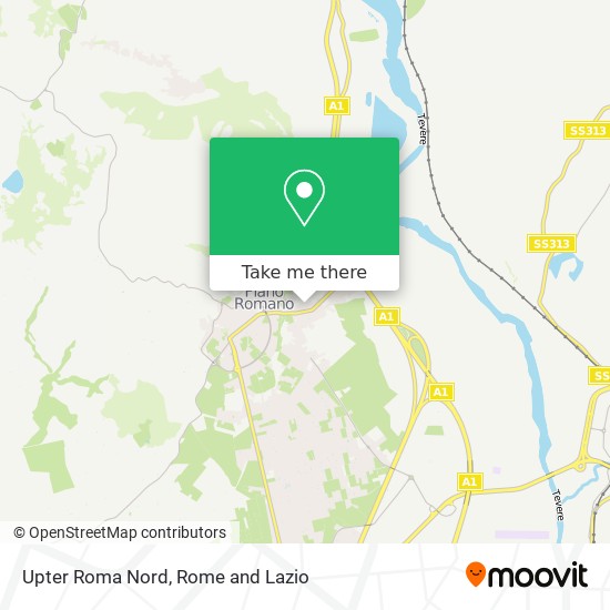 Upter Roma Nord map